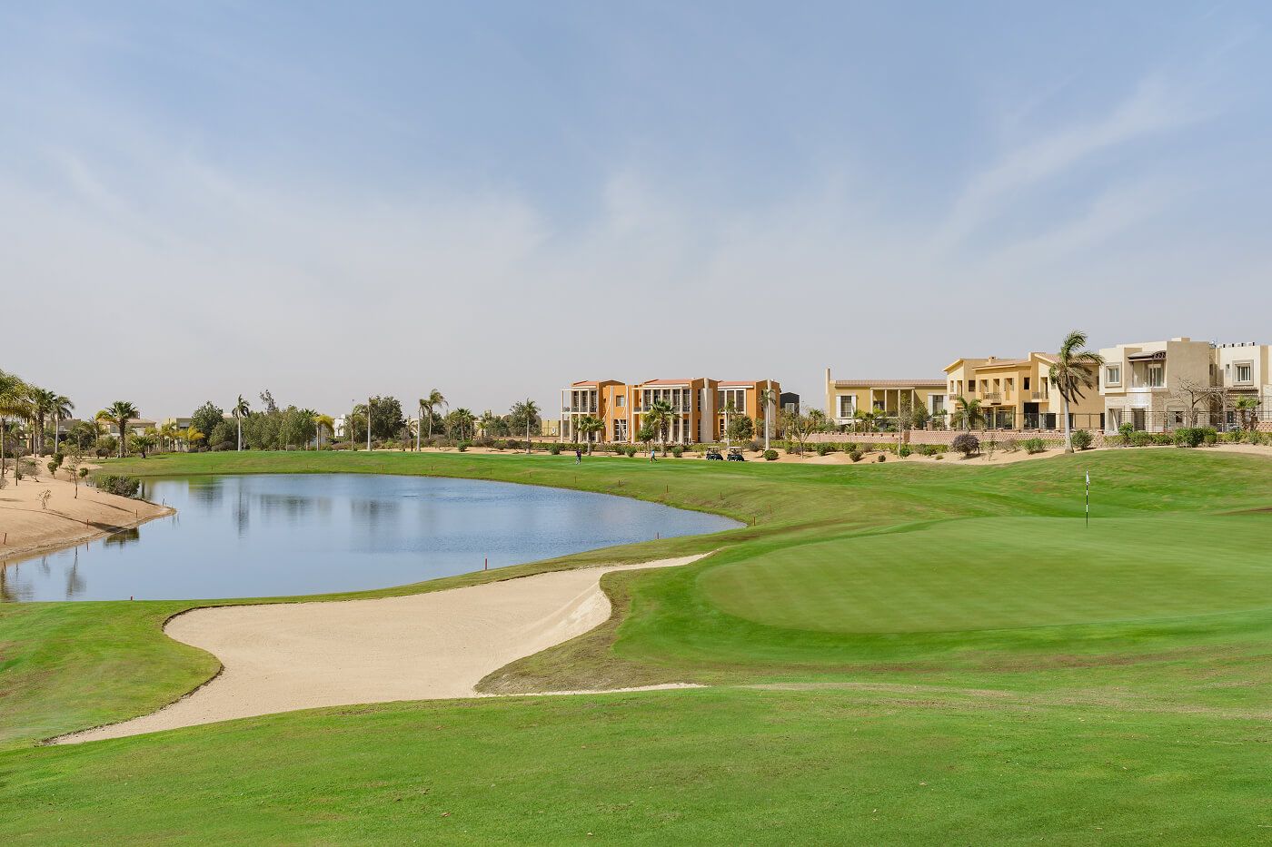 Landscaped golf course and residences at Allegria in Sheikh Zayed